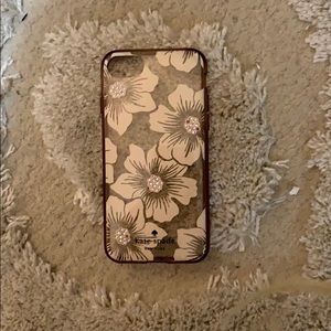 Kate Spade flower Iphone 7 or 6 case